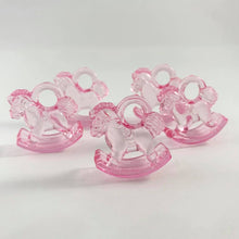 Load image into Gallery viewer, Pink hanging rocking horse 10 pack
