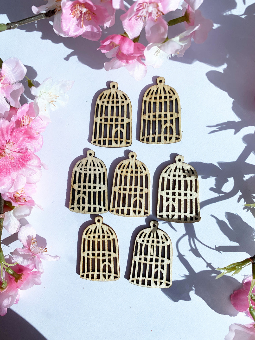 Wooden bird cage 7 pack