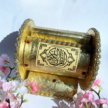 Load image into Gallery viewer, Quran with gold rounded base
