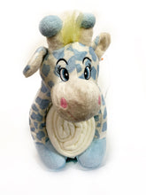 Load image into Gallery viewer, Blue giraffe with blanket
