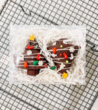 Load image into Gallery viewer, Christmas tree chocolate smash decorated
