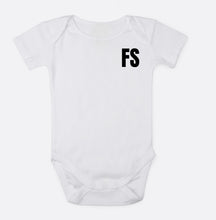 Load image into Gallery viewer, Surname initial shirt / bodysuit infant
