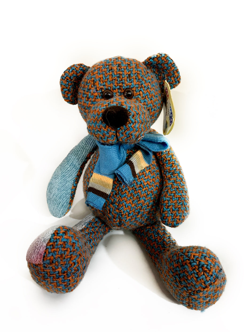 Stitches bear blue