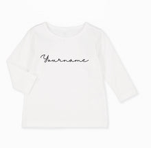 Load image into Gallery viewer, Simplistic calligraphy name shirt / bodysuit infant
