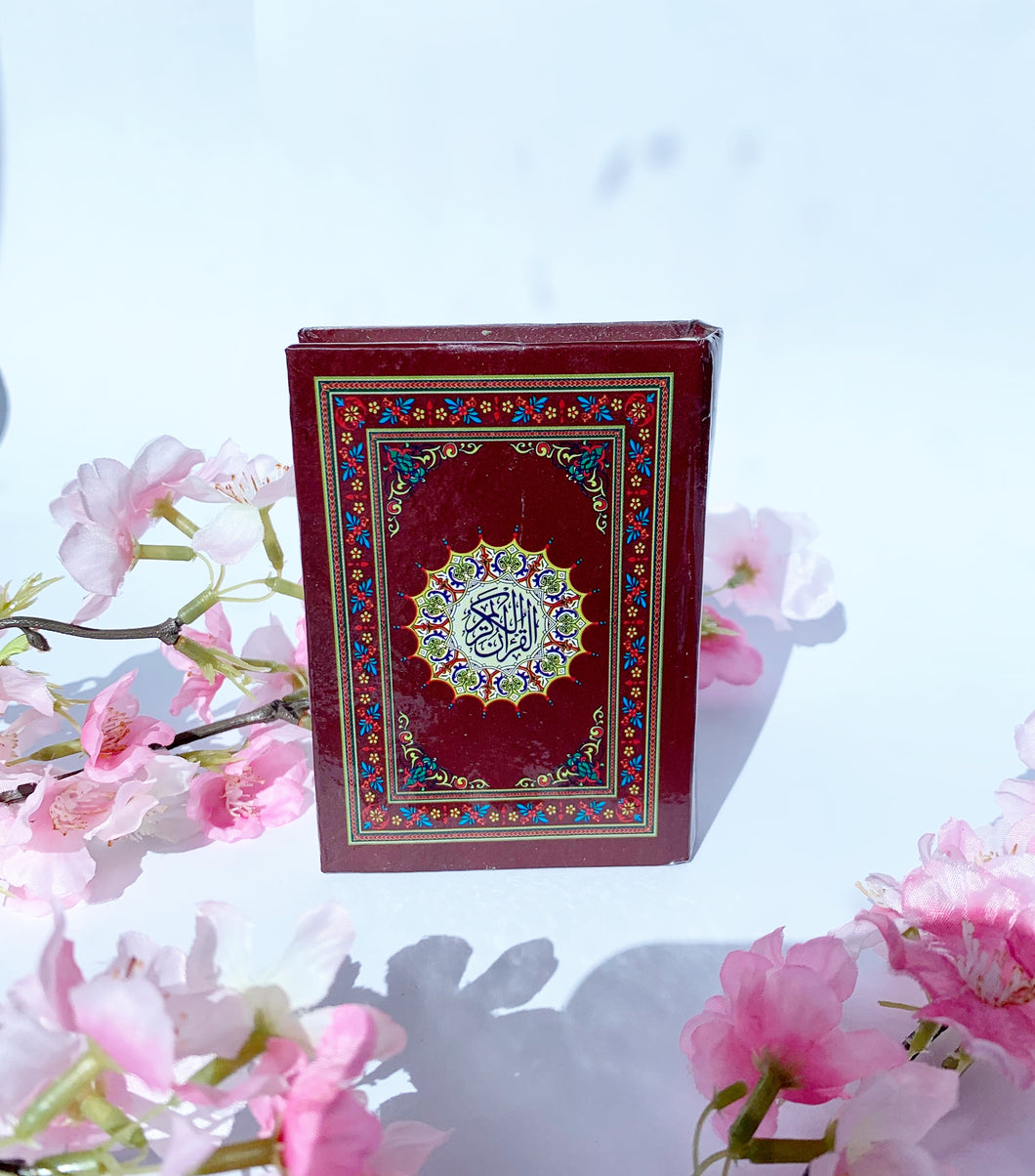 Small Quran maroon or blue