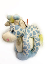 Load image into Gallery viewer, Blue giraffe with blanket
