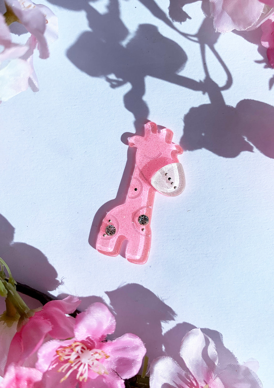 Pink acrylic giraffe